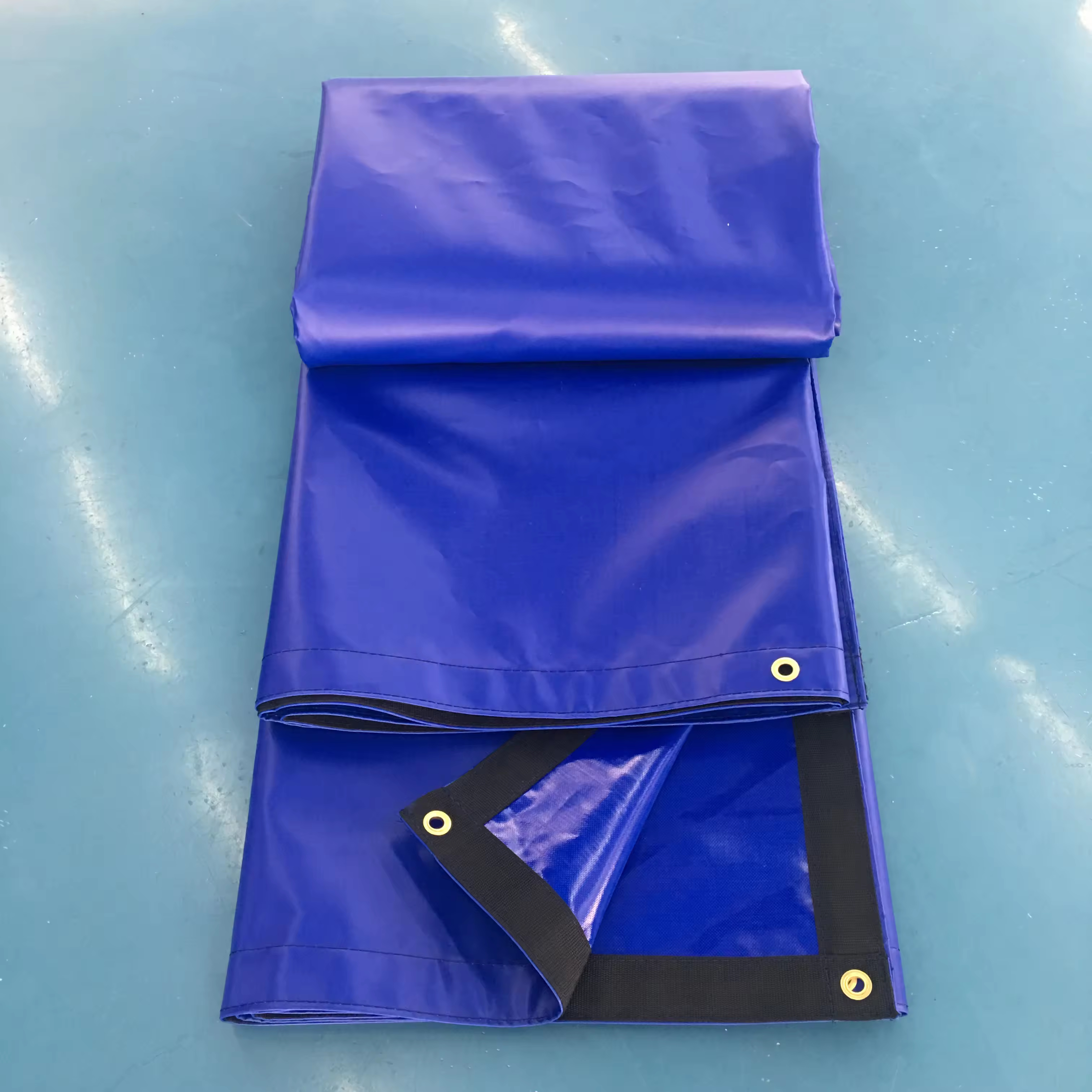 Durable PVC Coated Tarps for Outdoor Protection Waterproof UV-Resistant Heavy-Duty Plain Style Boys & Girls