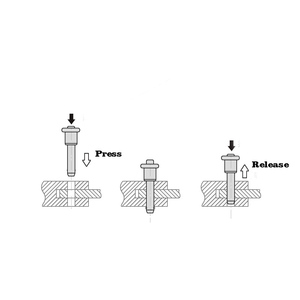 Goupille à dégagement rapide en acier inoxydable goupilles de verrouillage à billes attaches 6mm 8mm 10mm diamètre - Product Image 5