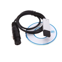 Interfaz Dmx512 para Luz de Discoteca, Interfaz USB para DJ, Adaptador de Interfaz USB, Iluminación de Escenario, Luces de Fiesta, Haz de Luz LED USB
