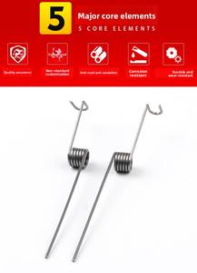 مخصص المجلفن صغير الكربون الصلب طويل هوك الفولاذ المقاوم للصدأ سياج كهربائي الربيع التوتر - Product Image 4