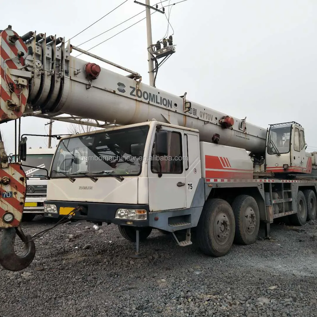 Grue mobile hydraulique 2012 70 tonnes, 20 m, à bas prix, bon marché, grue d'occasion pour la construction