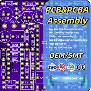 แผงวงจรพิมพ์ PCB และชุดประกอบ PCBA คุณภาพสูงแบบ OEM พร้อม BOM และไฟล์ Gerber - Product Image 1