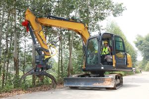 Garra Hidráulica Rotatoria para Madera, Residuos Forestales y Tubos, con Cinco Dedos, Nueva Condición, para Granjas - Product Image 3