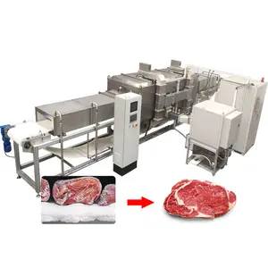 Industri PLC Mesin Pencair Daging Babi Udang Beku Mesin Pencair Beku Daging Ikan