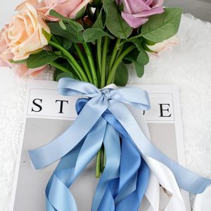 Wholesale Satin <b>Ribbon</b> Decorative Polyester <b>Ribbon</b> for Craft <b>Wedding</b> Decoration Liston Satinado 4 cm - Product Image 6