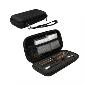 Kit de nettoyage pour pistolet de calibre 2.22.357.38, 9mm, 45, Kit de brosse et baguettes avec 15 pièces de nettoyage, patchs de nettoyage