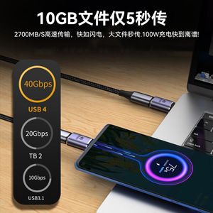 WodeXun Type-<b>C</b> 40Gbps <b>Adapter</b> Aluminum Alloy Multi-Function Charging Data Transfer 8K Video For Laptop And Mobile - Product Image 4