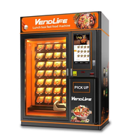 Distributeur automatique de nourriture chaude, distributeur automatique de sandwichs et de snacks avec élévateur, distributeur automatique de nourriture congelée avec micro-ondes