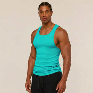 Camiseta sin Mangas de Alto Rendimiento para Hombre con Tela Elástica para Entrenamiento en Gimnasio, Running y Programas de Ejercicio - Product Image 3