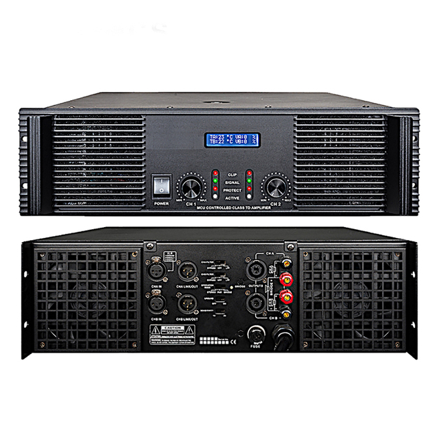 TD-26 TD-Class Professional Power Amplifier 2-Channel High Quality Audio Equipment for Stage with Durable Metal Shell