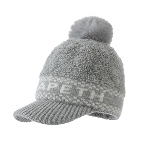 Korean-style Autumn and Winter Women's Knitted Hat Cute Versatile <strong>Pom</strong>-<strong>Pom</strong> Hat and Thickened Cold-Resistant Warm Baseball <strong>Beanie</strong> - Product Image 3