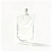 Pochette souple personnalisée avec logo imprimé en gravure, recyclable, antistatique, avec bec verseur, en PET/PE, pour emballage alimentaire de vodka et jus