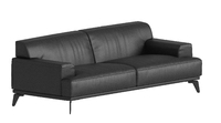 Ensemble de canapé de bureau en cuir écologique moderne, trois places, avec table basse, pour la maison, le bureau, la chambre à coucher, la salle à manger, le salon, l'hôtel, les réunions