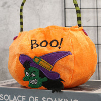 Sacs de Trick or Treat pour Halloween Panier fourre-tout pour enfants Sacs de faveur de fête d'Halloween personnalisés