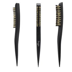 Nouvelle brosse à cheveux contrôle des bords brosse en bois queue de rat peignes pour sectionner les cheveux taquineries poils de sanglier bord brosse à cheveux pour les femmes - Product Image 1
