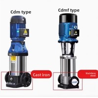 Pompe centrifuge verticale multi-étages CDM5 en acier inoxydable 304, 380V/50Hz, haute pression, pour surpression d'eau 0,3-1,6 MPa, débit 5m³/h, pour alimentation en eau des bâtiments