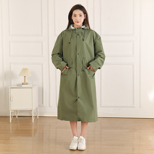 Impermeable de Poliéster Estilo Gabardina <span class=keywords><strong>DELIA</strong></span> DJ-190 de Alta Calidad para Adultos, Diseño de una Pieza, Engrosado y Alargado, Anti-Tormenta, para Senderismo - Product Image 6