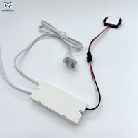 220V/ 110V alimentation de commutateur de désembuage haute tension avec capteur tactile LED miroir de désembuage commutateurs inductifs de prise américaine