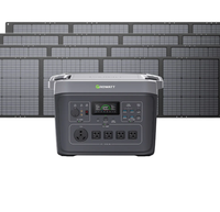 Centrale Électrique Growatt INFINITY 2000 PRO 2400W LiFePO4 Onde Sinusoïdale Pure MPPT avec Télécommande, Prise Allume-Cigare et Port RV 15