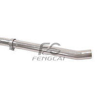 Pipa Depan Langsung Baja Tahan Karat T304 untuk Porsche Cayenne E3 3.0T 1:1 OEM Match Performance Exhaust System Peningkatan Mobil Balap