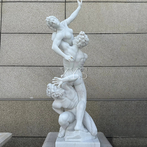 Offre personnalisée directe usine : Statue moderne en marbre occidental de renommée mondiale, durable et anticorrosion, pour l'extérieur - Le viol des Sabines - Product Image 1