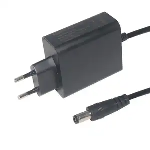 Eu 2Pin Plug-In Dinding 12 V 2A 24W Ac Dc Adaptor 2000MA Input 100-240V Output 12 Volt 2 Amp Adaptor Catu Daya