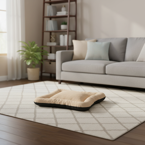 Non-Slip Washable XL Size Pet Bed Mat 90cm*58cm Washable Reversible <b>Dog</b> Cat <b>Crate</b> Pad - Product Image 4