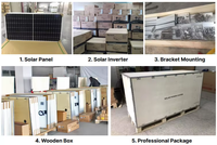 Système d'énergie solaire domestique personnalisé à prix d'usine, vente chaude, système solaire hors réseau 40 kW, énergie verte avec contrôleur MPPT