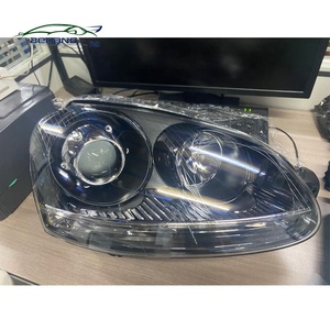 Fari Anteriori Compatibili con <span class=keywords><strong>Volkswagen</strong></span> <span class=keywords><strong>Golf</strong></span> 5 <span class=keywords><strong>2005</strong></span> 2006-2008, OE 1K6941005 1K6941006, Sagitar con Lenti Semi-Nere - Product Image 4