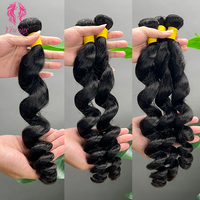 Paquetes de Cabello Humano Ondulado Suelto de Grado 12A, Proveedor de Cabello al por Mayor, Alta Calidad, 100% Natural, Virgen, Doblemente Estirado
