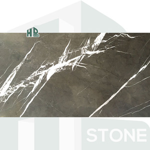 Pietra di marmo naturale pietra <span class=keywords><strong>Bulgaria</strong></span> Grey lastra di marmo di grandi dimensioni pavimento in marmo con venature bianche - Product Image 2