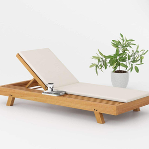 Conjunto de Muebles de Jardín de Madera de Teca Indonesia de Alta Gama, Maestrosamente Elaborado en Jepara, Perfecto para Hoteles Resort y Villas - Product Image 1