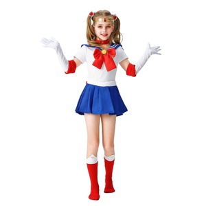Disfraz de <span class=keywords><strong>Anime</strong></span> de Halloween para Mujeres y Niñas, Uniforme Inspirado en Sailor Moon con Accesorios - Product Image 3