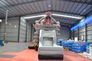Château gonflable commercial en PVC avec toboggan, dinosaure T-Rex, combo château sauteur et toboggan pour <span class=keywords><strong>location</strong></span> de fêtes d'enfants - Product Image 3