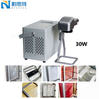 Machine de marquage laser portative 30W, haute précision, marqueur électrique 110V 220V 380V, multi-matériaux, métal, papier, plastique