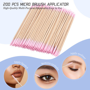 Ensemble de pinceaux de maquillage écologiques, pinceaux pour cils et lèvres, poils synthétiques doux, manche en bambou, kit d'outils cosmétiques, ensemble de pinceaux de maquillage - Product Image 4