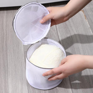 غسالة منزلية منظم ملابس مستطيل مربع اسطواني سحاب كيس غسيل للأحذية والملابس والملابس والملابس - Product Image 5