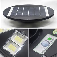 Lampe solaire de rue UFO intégrée tout-en-un pour extérieur, avec capteur de télécommande, IP65, 800W 1000W, éclairage solaire de jardin