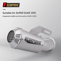 Système d'échappement modifié pour moto Duke 1290R Intégré à la queue Acier inoxydable Installation non destructive 20-23 ans