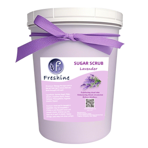 Gommage corporel professionnel en vrac Marque privée Produits de soins de la peau Traitement de spa Gommage des pieds 5 gallons Gommage pédicure Sucre - Product Image 1