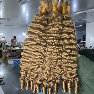 Großhandel Echthaar in großen Mengen zum Flechten 100g burmesisches lockiges Haar Boho-Zöpfe individuelle Farbe unbehandeltes kambodschanisches Flechthaar für den Sommer - Product Image 2