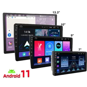 Lettore Dvd per auto universale da 7/9/10/13 pollici Multimedia Android 11 sistema Audio Stereo per auto 6g 128g 2 Din autoradio Android