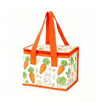 Sac isotherme personnalisé avec logo, tendance, recyclable, durable, portable, pour le déjeuner, sac de sport thermique souple, imperméable, avec grande poignée et poche en filet