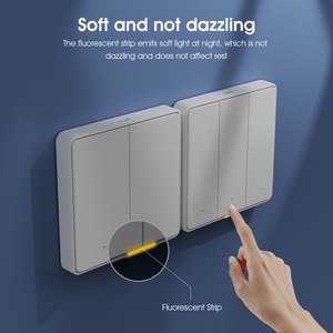 Interrupteur Zigbee Smart Life, interrupteur mural intelligent pour éclairage, 240V, 1 voie, sans neutre, sans condensateur requis, compatible Alexa et Google Home - Product Image 3