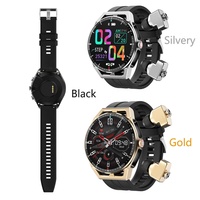 Reloj Inteligente T10 con Audífonos y Auriculares Inalámbricos BT de Fábrica