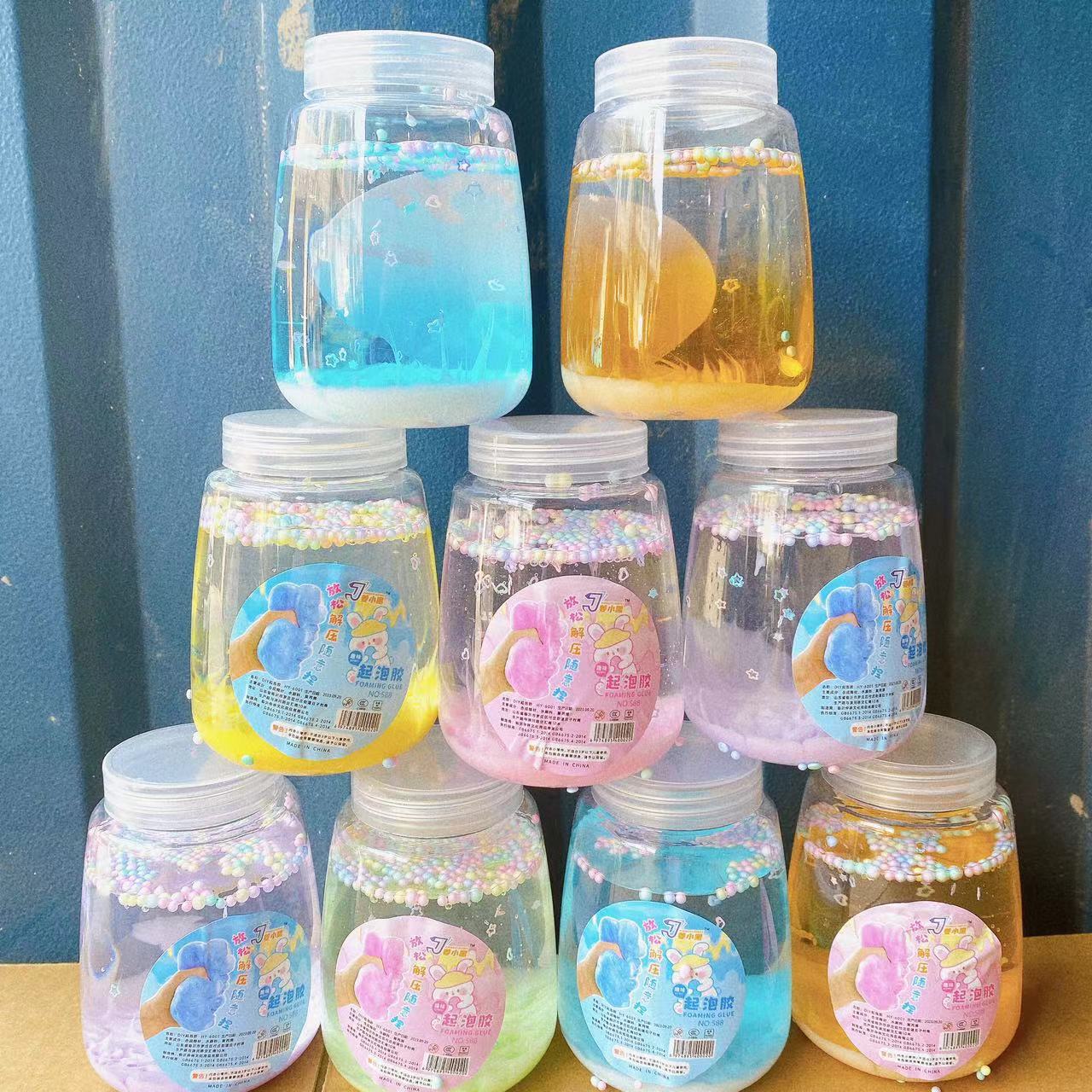 teddy bear butter slime