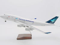 Modelo de Avión de Simulación Estática Personalizado de Resina Realista con Ruedas, Regalo Empresarial