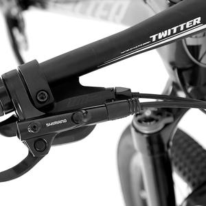 Vélo de montagne tout-terrain à pneus larges de 29/27 pouces, frein à disque hydraulique, suspension pneumatique, fourche en alliage MgAl, cadre en fibre de carbone, 30 vitesses, VTT adulte - Product Image 4