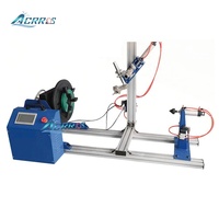 Chuck 400 mm à pédale, support de torche pneumatique, trou central 140 mm, positionneur de table rotative verticale 150 kg pour soudage
