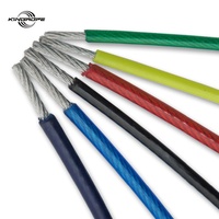 Câble en acier électrogalvanisé 7x7 6x7 DIN3055 de petit diamètre 3mm 5mm 8mm pour usage agricole